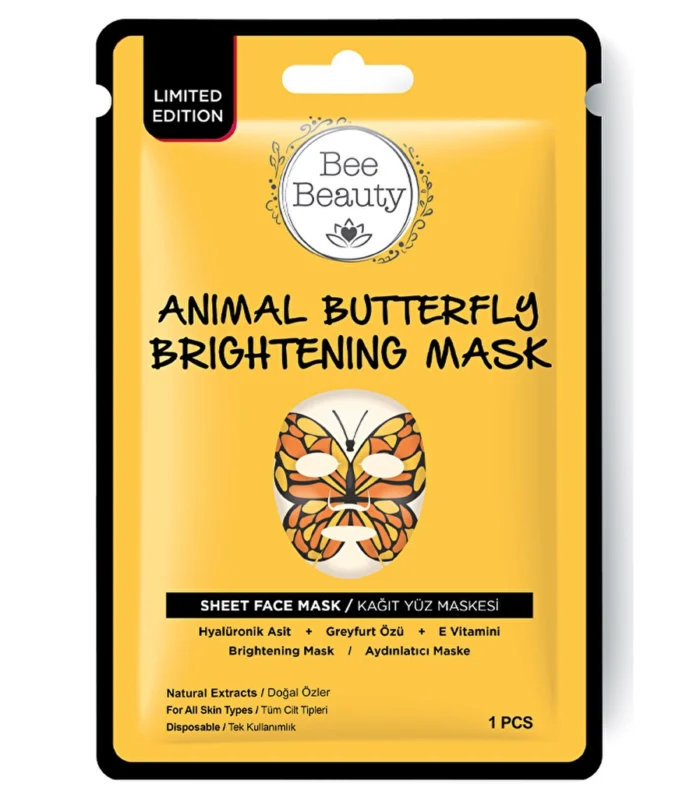 Bee Beauty Butterfly Kağıt Maske